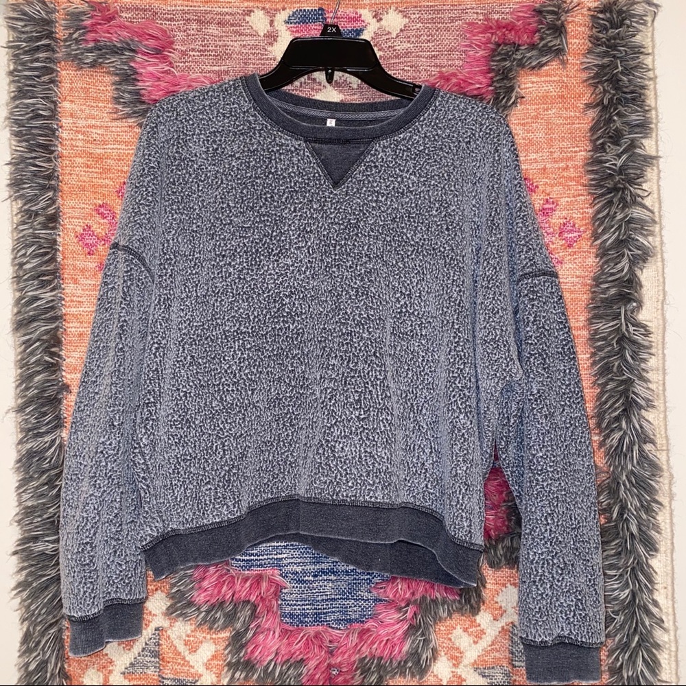 Z Supply Fleece Cropped Pullover